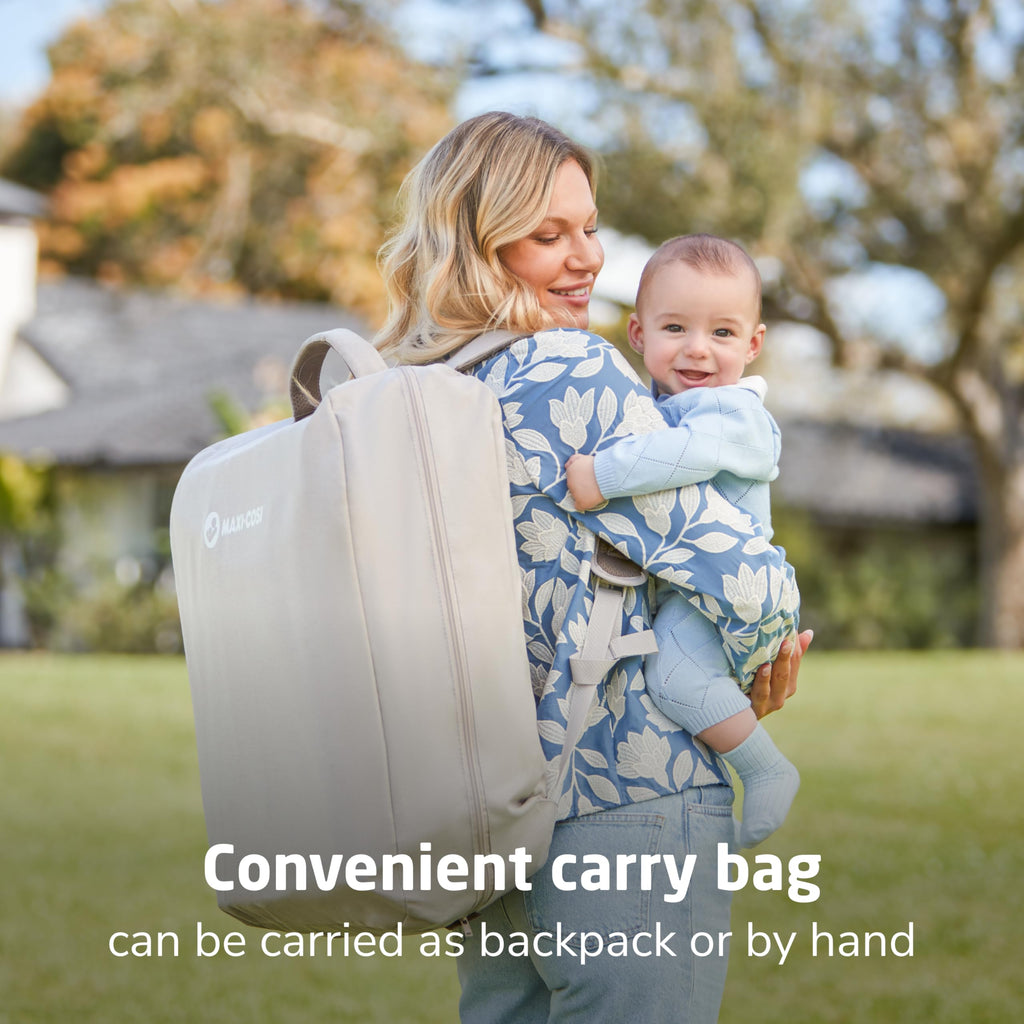 Calao Travel Playard & Bassinet - Classic Graphite