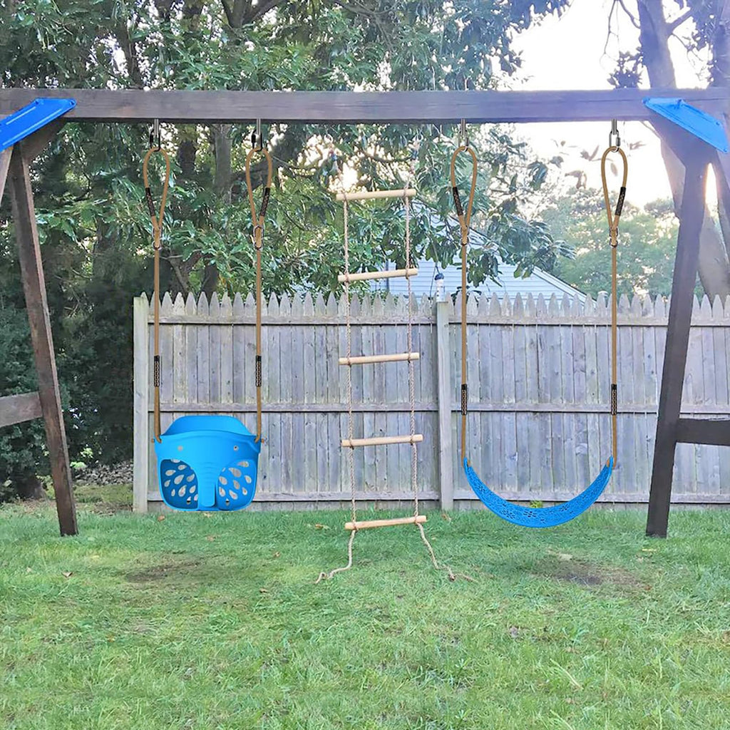 2Pcs Full Bucket Toddler Swing Seat for Swing Set Accessories