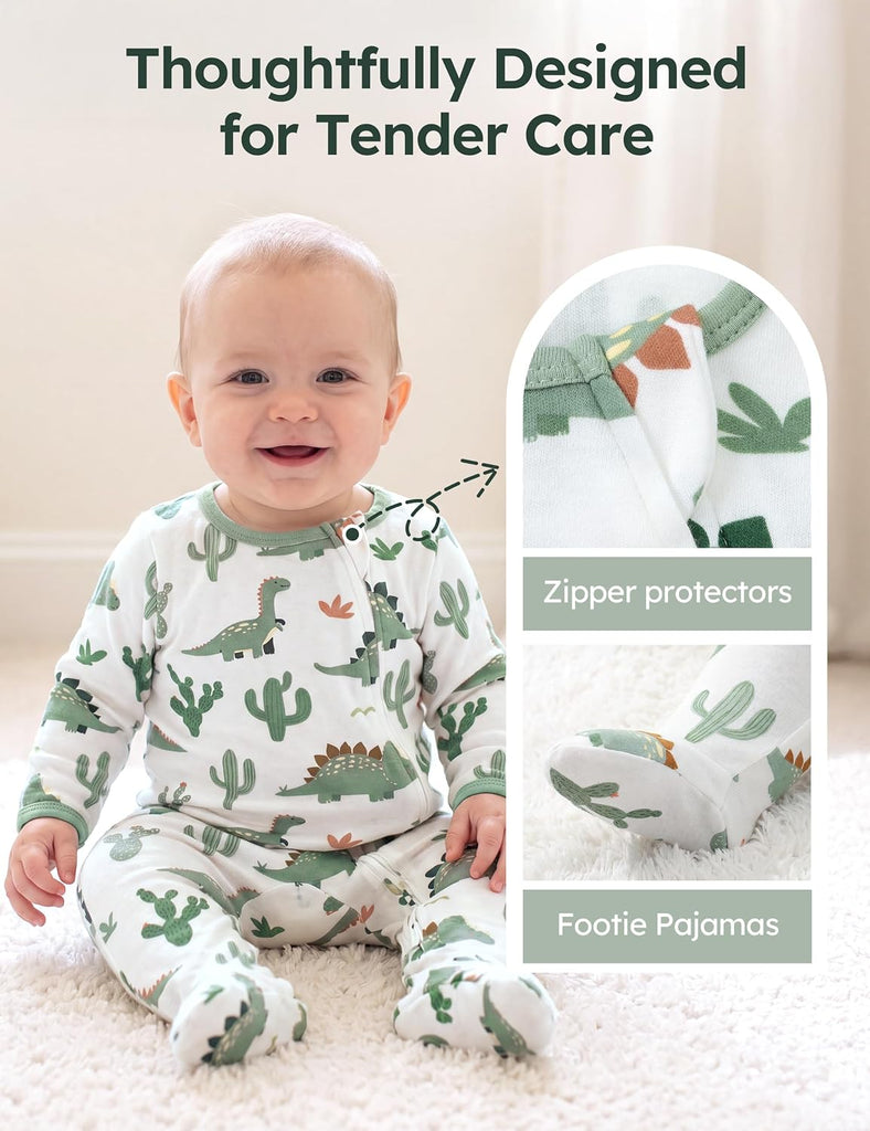 Baby Sleepers 100% Organic Cotton Baby Pajamas Boys Girls Clothes