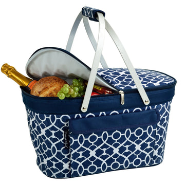 At Ascot Patented Insulated Folding Picnic Basket Cooler- Designed & Quality Approved in the USA