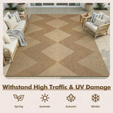 Outdoor Rug Carpet Patio Rug 5x7 ft Polypropylene Indoor Outdoor Rugs