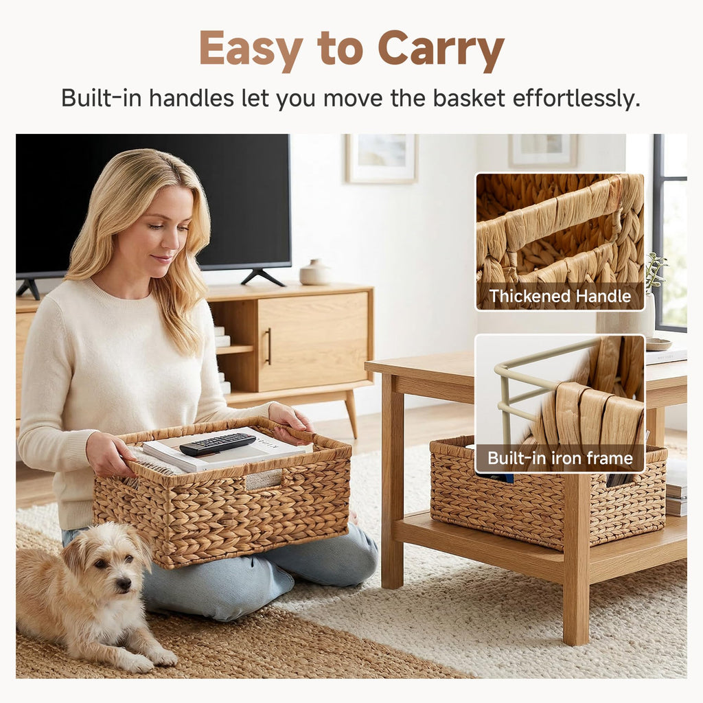 Wicker Baskets for Storage, Wicker Storage Baskets, 1-Pack