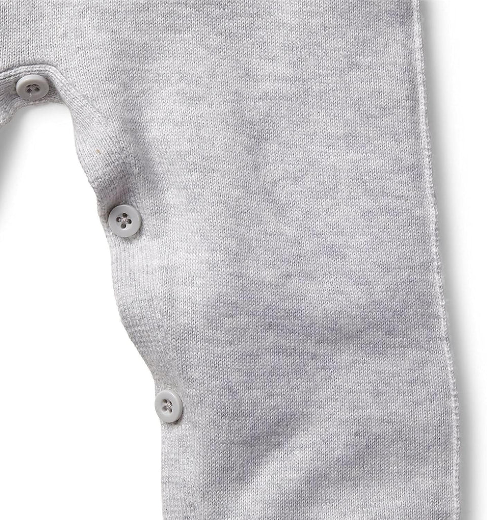 Kids' Layette Baby Cable Knit Sweater Romper | GOTS Certified