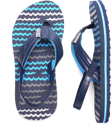 Girls & Boys Kids Flip Flop summer Slide Sandals Slip on Suitable for Bath Shower Beach pool (Little Kid/Big Kid)