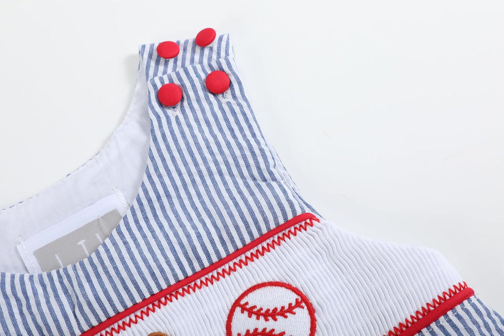Baby Boys and Toddler Smocked Shortalls
