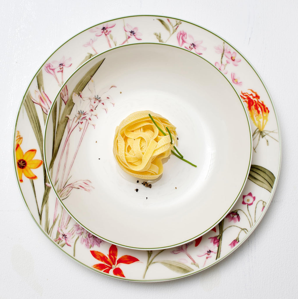 Flora 12-Piece Porcelain Dinner Set