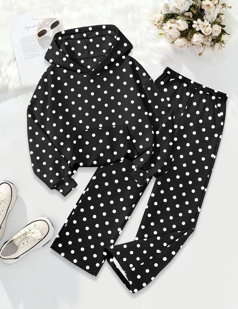 Girls Clothes Piece Fall Winter Hoodie and Sweatpants Set
