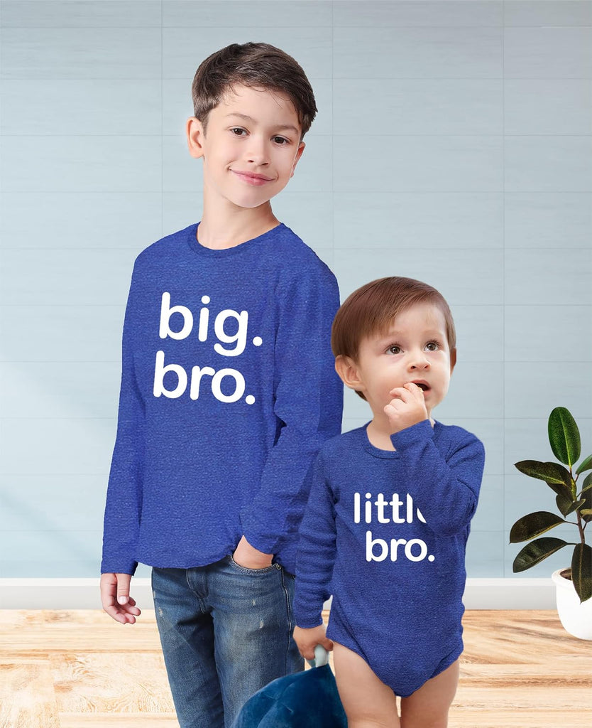 Big bro Little bro Outfits Big Brother Little Brother Sibling Boys Matching Gifts Baby Set