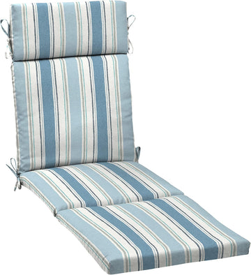 Outdoor Chaise Cushion, 21 in x 72 in, Weather-Proof, Rain-Proof, Fade Resistant Patio Cushion for Chaise Lounger