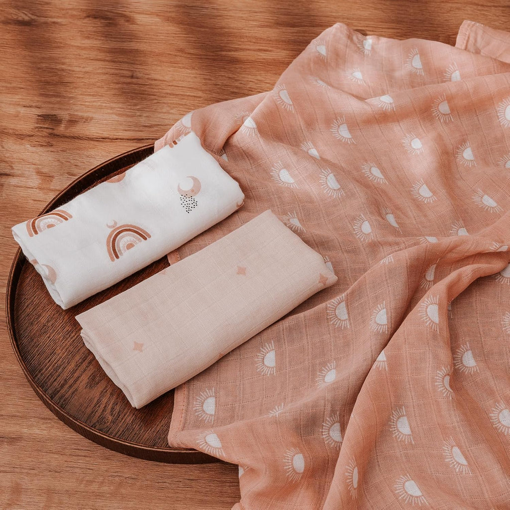 Receiving Blankets Muslin Swaddle Blanket for Girl Boy