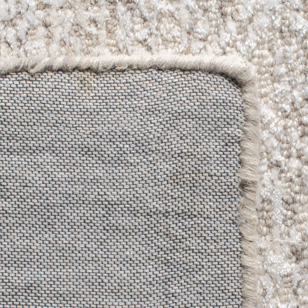 Glamour Area Rug - 9' x 12', Beige, Handmade Wool & Viscose