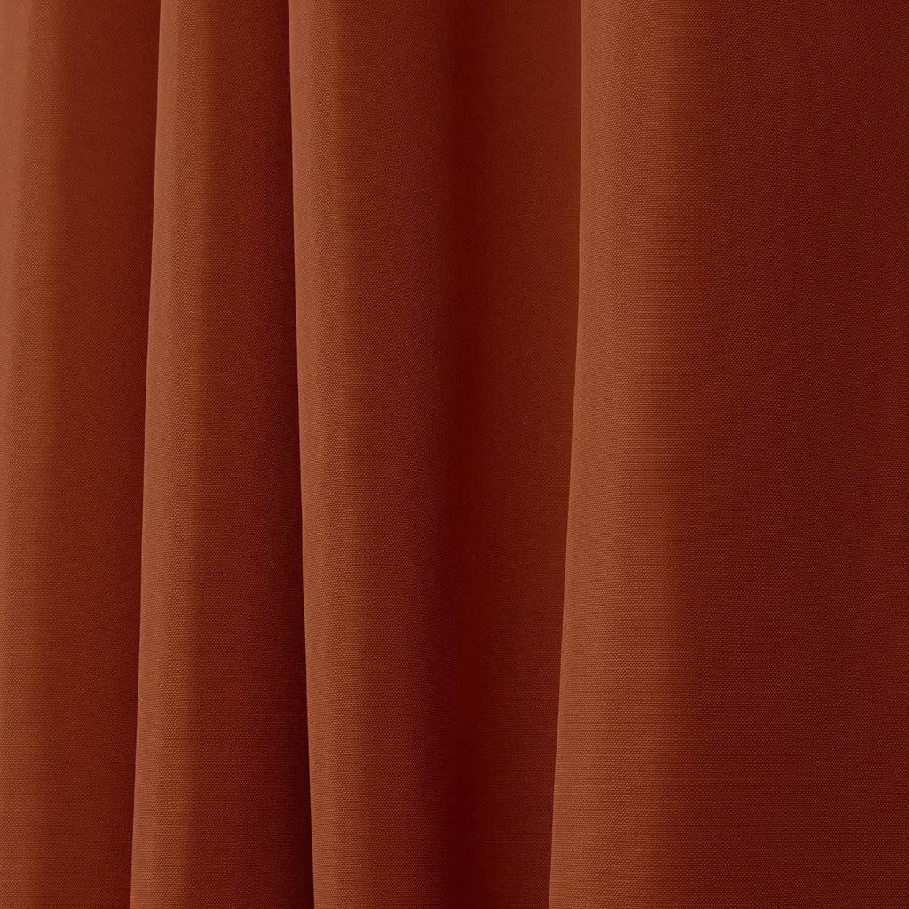 Canvas Indoor/Outdoor Grommet Top Curtain Panel Pair, 54"x84", Orange Marmalade