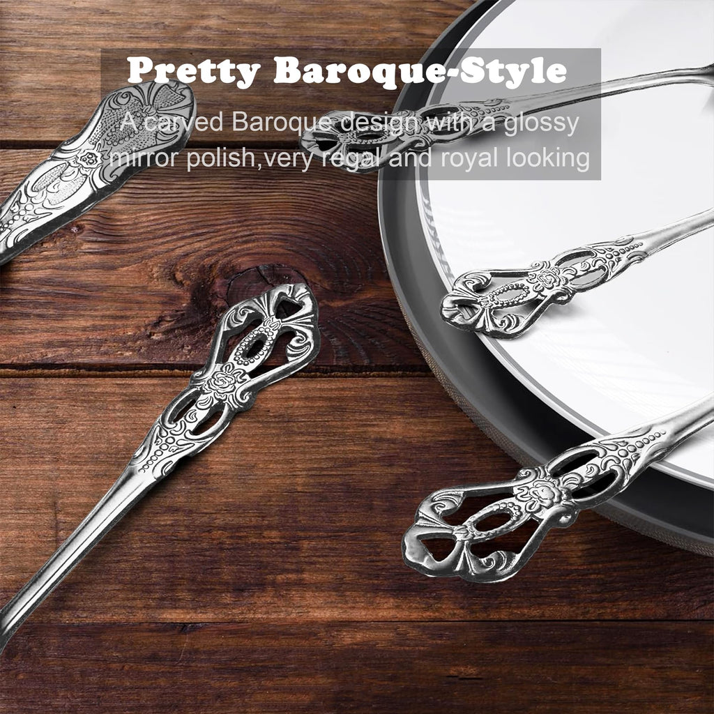 Gorgeous Retro Royal Silver Stainless Steel 20-Piece Flatware Set