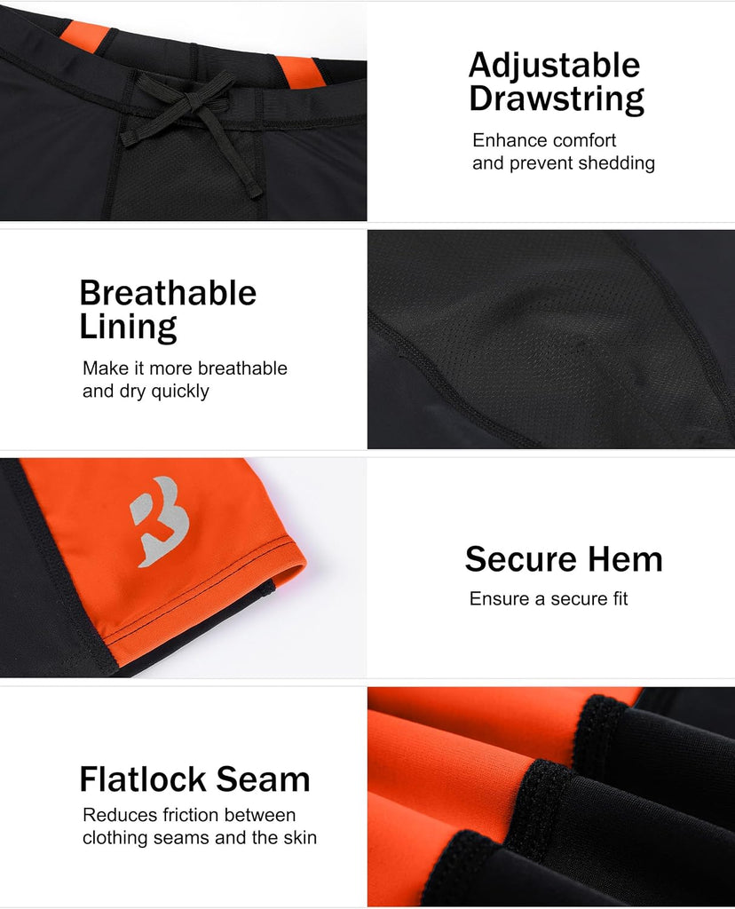 Boys Swim Jammers, Quick Dry Youth Competitive Swimsuit, UPF 50+ Bathing Kids Athletic Compression Swimming Shorts
