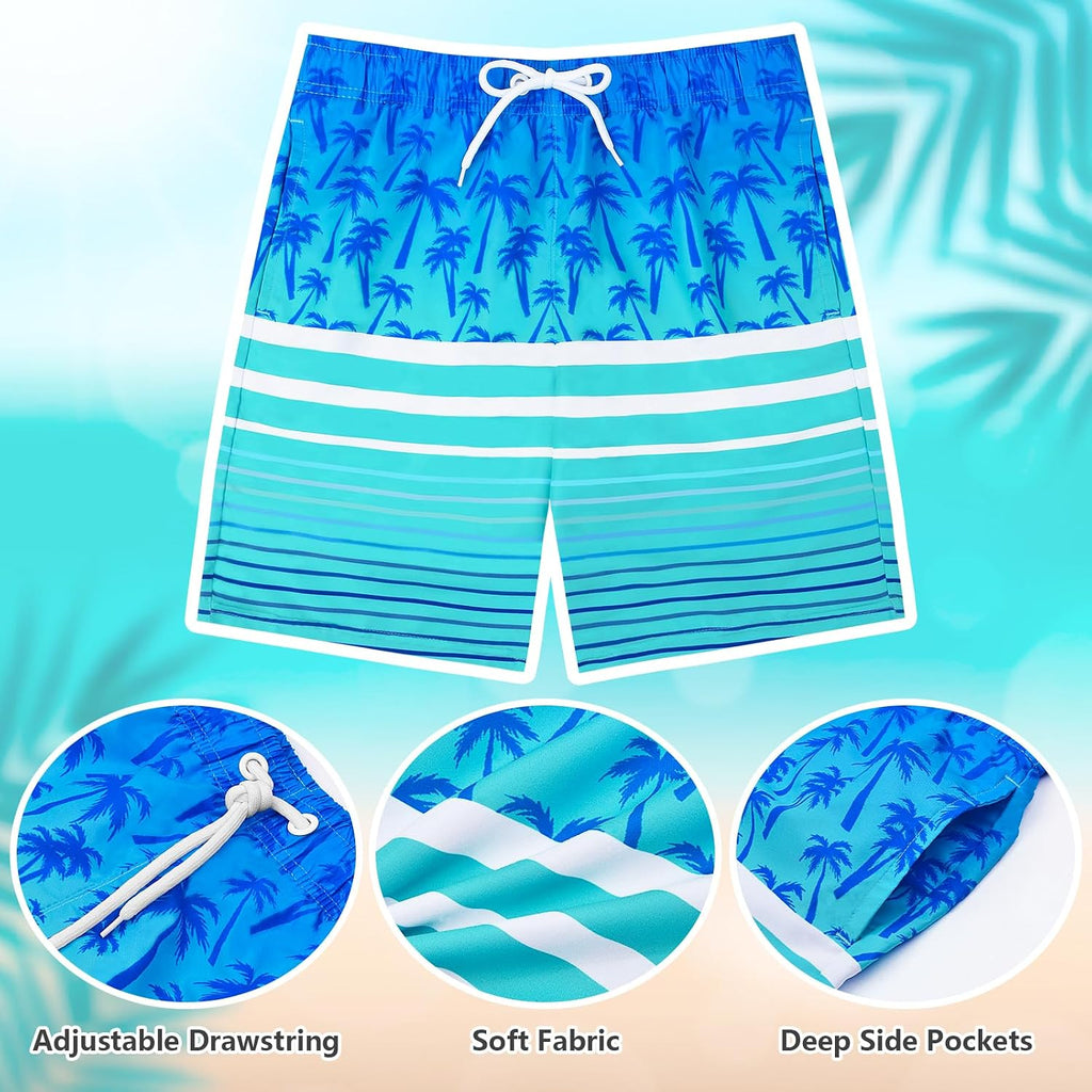 Boys Swim Trunks Bathing Suit Boys Swimsuit Swim Shorts Swimwear Quick Dry Swim Trunks Kids Beach Board Shorts