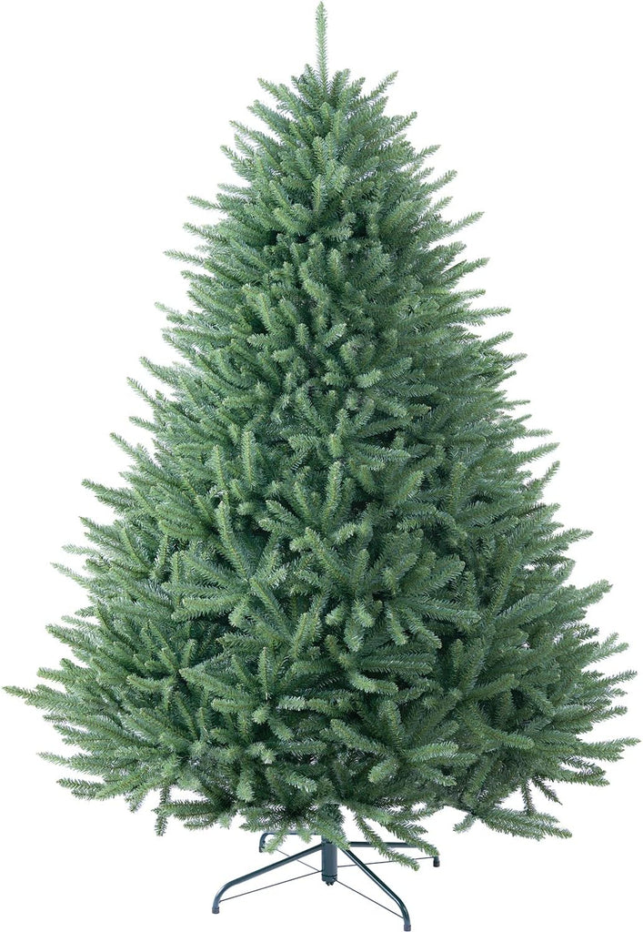 Pre-lit Christmas Tree Premium Spruce Artificial Remote Control with 750 Dual Color LED Lights, Full Hinged Fir