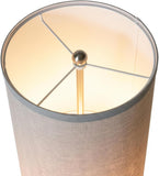 Parker Paper Lantern Floor lamp, 48 Inch Tall Lamp with Wood Frame, Asian Design