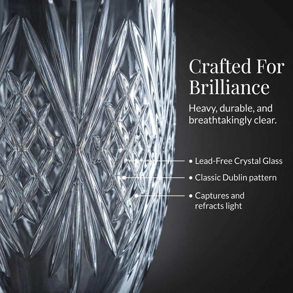 Iced Beverage Dispenser, Dublin Crystal Collection - 1 Gallon