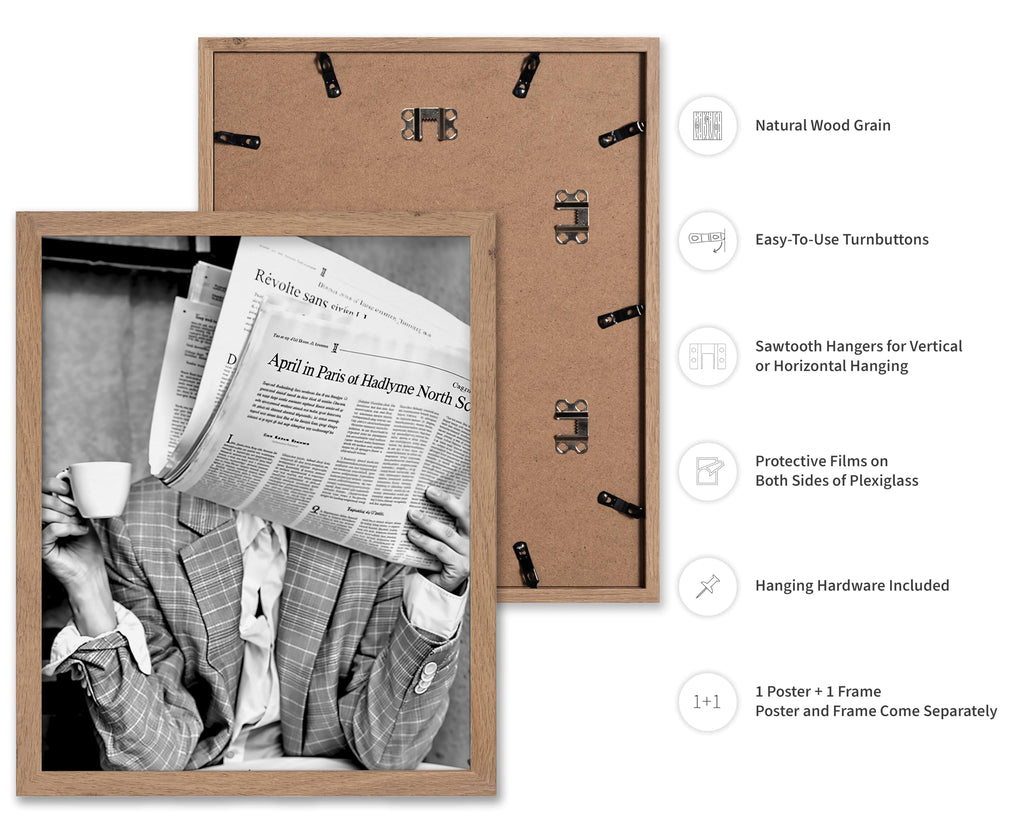 Woman Reading Newspaper - Drinking Coffee Print - Black and White Photography - Coffee Shop Illustration - Chic