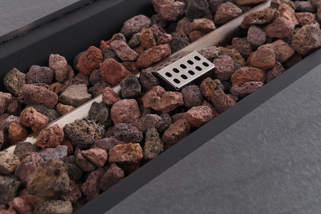 48 inch Propane Fire Pit Table with Ceramic Tile Top, 50000 BTU