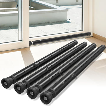 Sliding Door Security Bar,Window Inside Security Bar,17-50 Inch Adjustable Patio Glass Door/Window Lock Bar for
