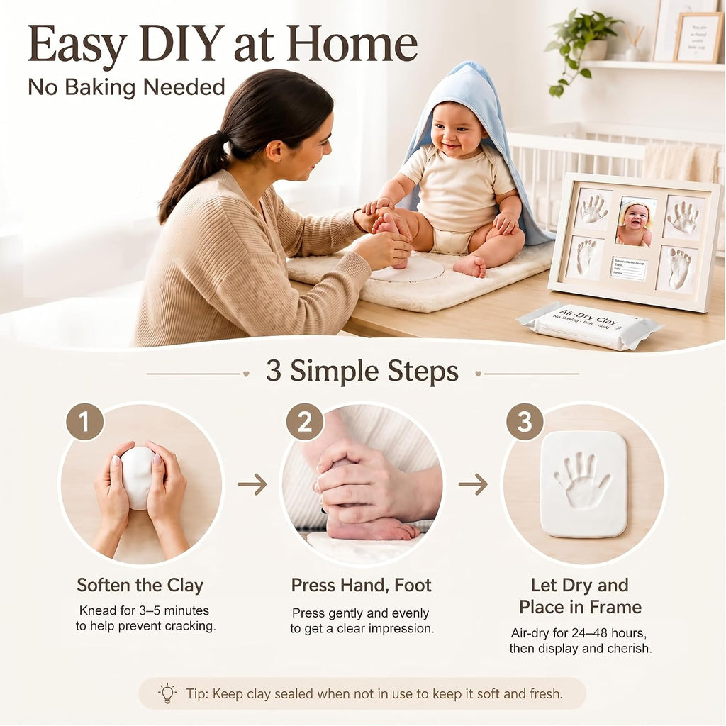 Baby Handprint & Footprint Kit,13x11
