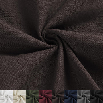Canvas Fabric 10oz Cotton Upholstery Fabric Drop Cloth 59x108Inch Chocolate