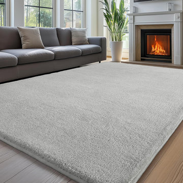 8x10 Area Rugs for Living Room, Soft Large Area Rug Fluffy Rugs for Bedroom，Machine Washable Area Rug Non Slip Carpet