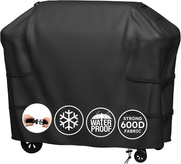 Grill Cover for Weber Spirit 200/300 Series, 52 Inch 600D Heavy Duty Waterproof BBQ Cover, Rip-Proof Fade Resistant