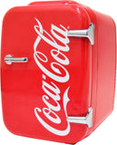 Retro Mini Fridge for Bedroom - Car, Office Desk & College Dorm Room - 4L/6 Can 12V Portable Cooler & Warmer for Food