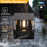 2 Pack LED Outdoor Wall Lights Exterior/Interior, Up and Down Lights IP65 Waterproof Wall Sconces