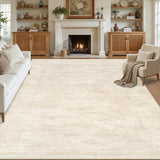 Area Rugs 9x12 Living Room: Vintage Boho Neutral Washable Rug Indoor Soft Large Area Rug Carpet