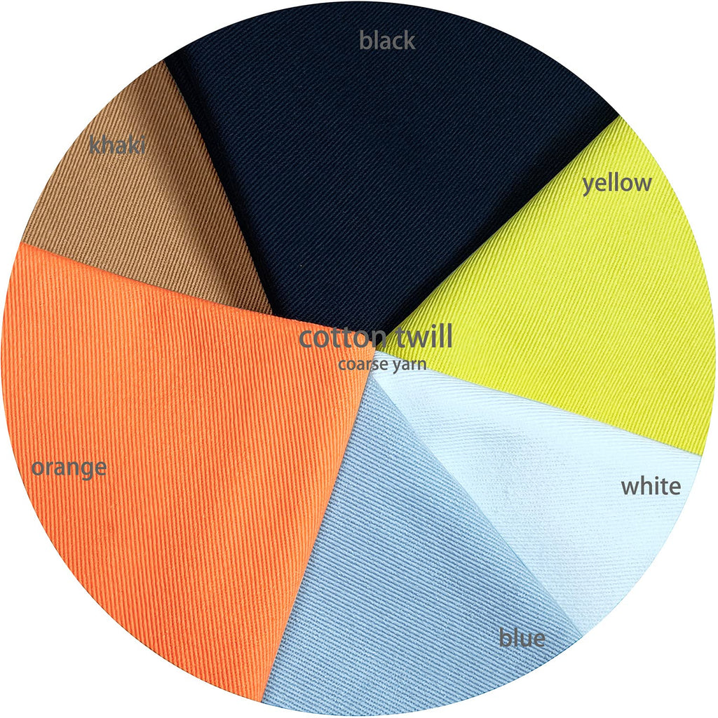 Thick Cotton Twill Fabric 11.5OZ by The Yard(Blue)