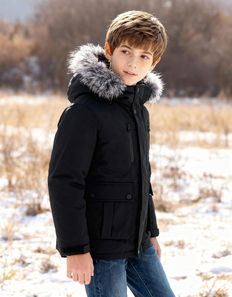 Boys Winter Coat Waterproof Windbreaker Snow Ski Jacket Warm Thick Kids Coats Rain Jackets