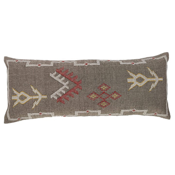 Star Sabra Kilim Lumbar Pillow Cover 14 x 36 Inches