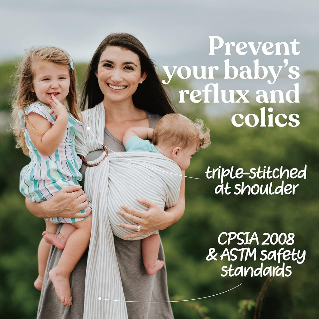 Luxury Ring Sling Baby Carrier, Soft Linen Baby Sling, Baby Wrap, Wear Your Little One Close to Your Heart, Comfort