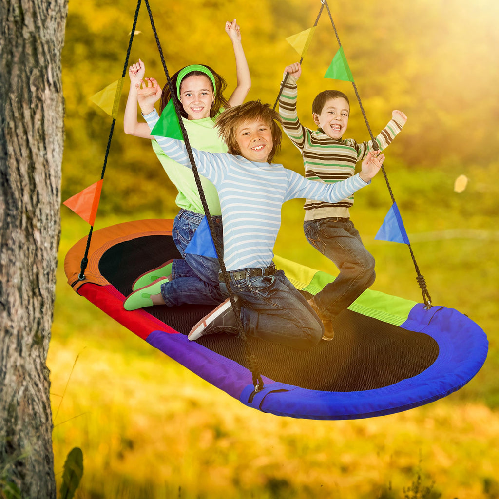 Saucer Swing for Kids, 700 lb Platform (Oval, 66 Inch)