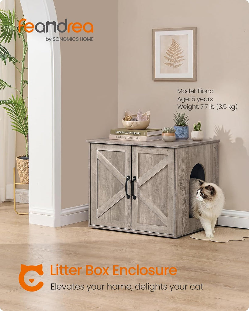 Cat Litter Box Enclosure, Indoor Pet House End Table