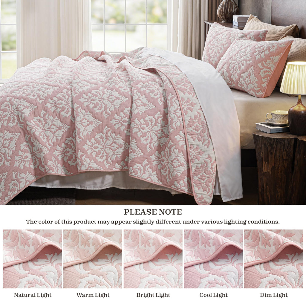 Cotton Quilts Twin Size Pink
