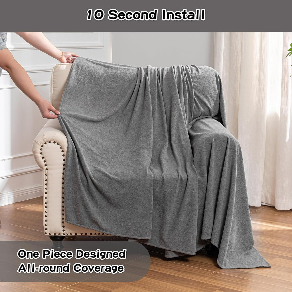 Chair Cover Cat Scratch Proof Recliner Chair Covers, Oversized Armchair Sofa Covers Washable Sofa Slipcover
