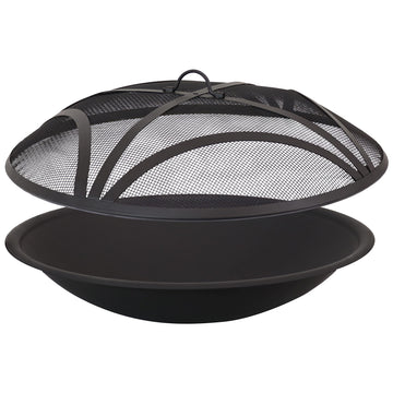 Pit Bowl with Spark Screen, 23.25" Outer / 21" Inner Dia