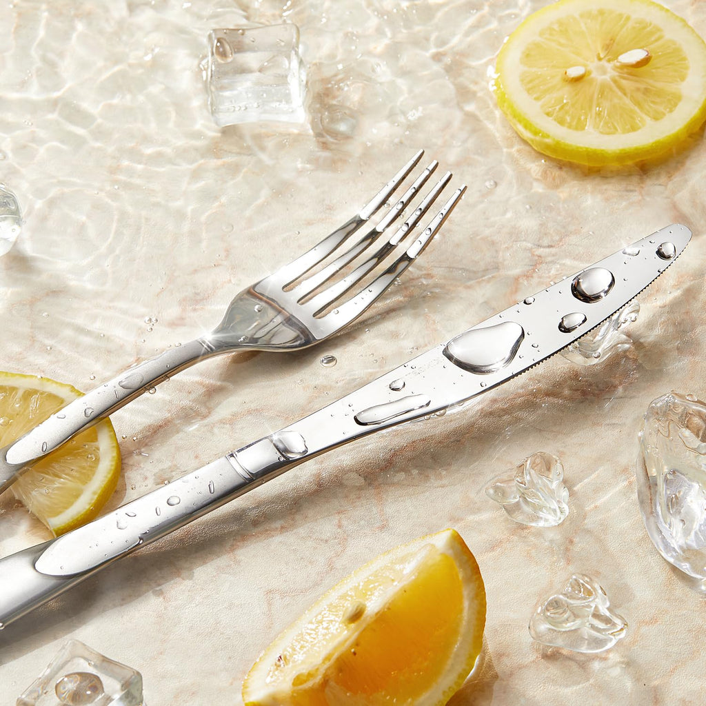 40-Piece Flatware Set, 18/10 Stainless Steel Silverware Set for 8