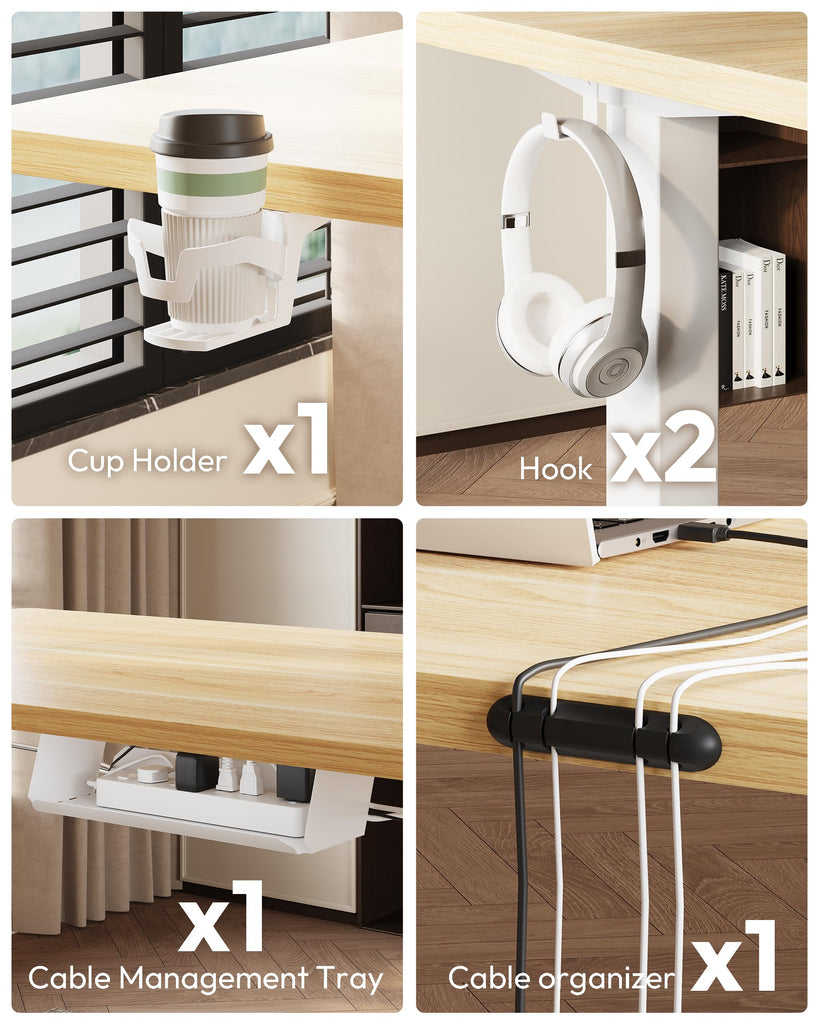 71''x32'' Large Electric Computer Height Adjustable Standing Desk