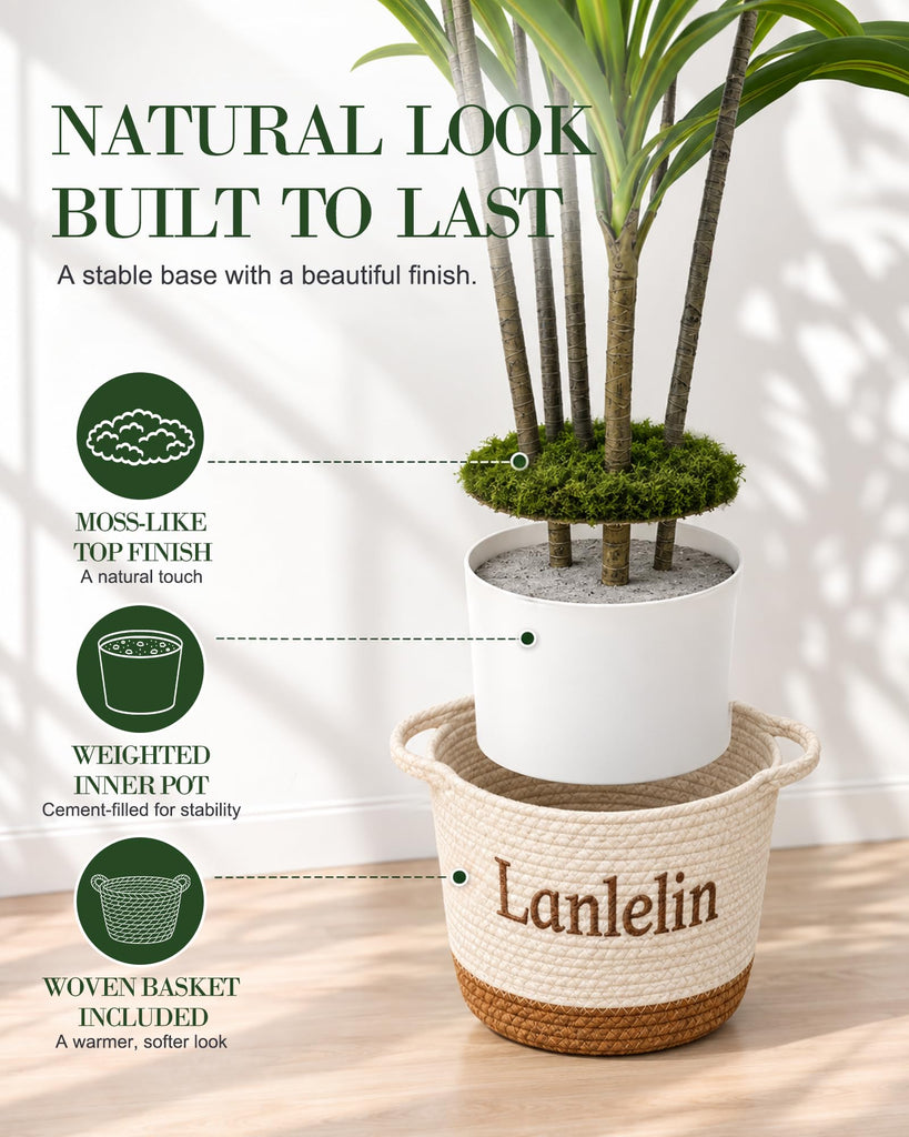 5FT Artificial Dracaena Plant, Tall Fake Plant for Indoors