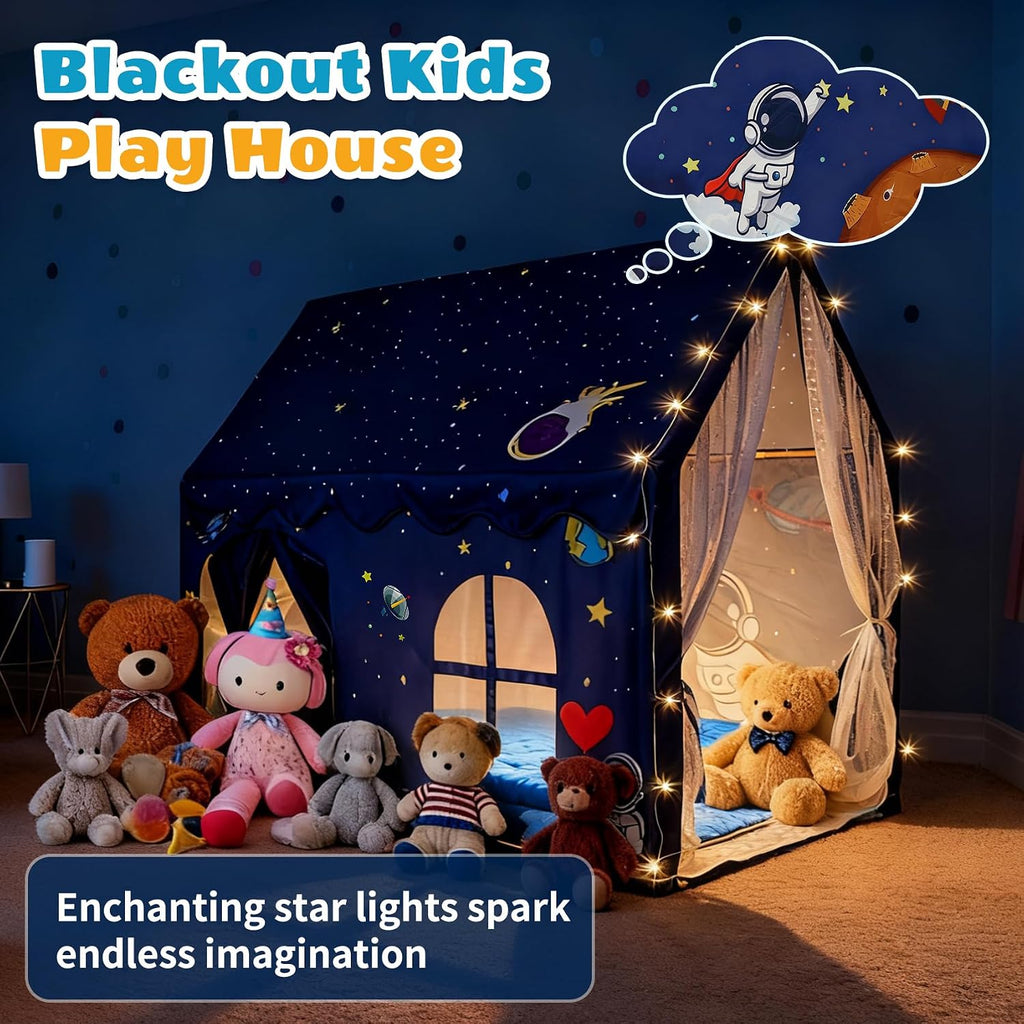 Kids Space Indoor Play Tent, Extra Large Astronaut Rocketship Playhouse