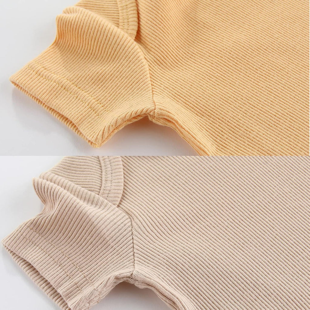 Baby Short Sleeve Bodysuit Cotton One-Piece Baby Clothes Pack