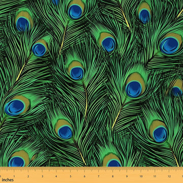 Peacock Upholstery Fabric by The Yard Soft 5 Yard