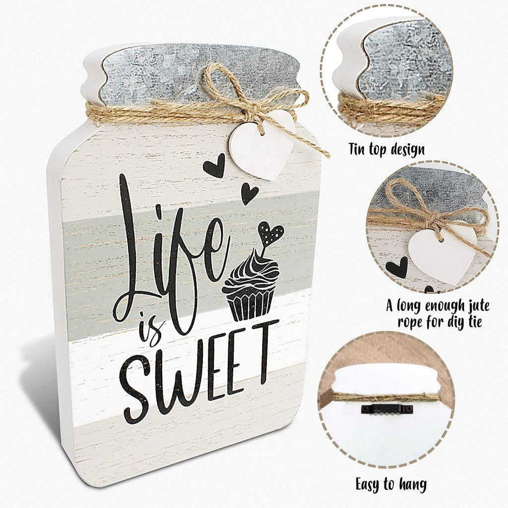 Old Shack Collection - Kitchen Wall Decor Set of 4 - Durable Kitchen Wall Art - Refined Kitchen Decor to Elevate Your