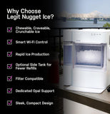 2.0 Ultra Nugget Ice Maker with .75 Gallon Side Tank and Scale Inhibiting Filter, Scoop Included, 38 lbs in 24 Hours