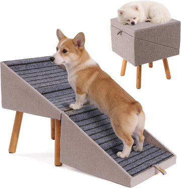Dog ramp for Couch 2-in-1 Pet Steps & Ottoman